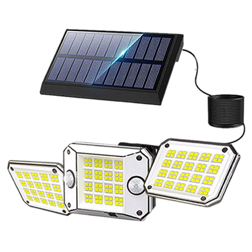 ソーラーライト屋外 224LED センサーソーラーLEDライト ガーデン
