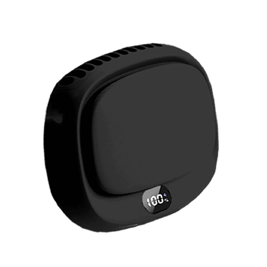 腰掛け扇風機 ベルトファン ハンディファン LED残量表示 大容量