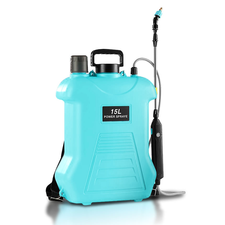 噴霧器 電動 15L 大容量 充電式 88cm 伸縮式 肩掛け式 バッテリー式