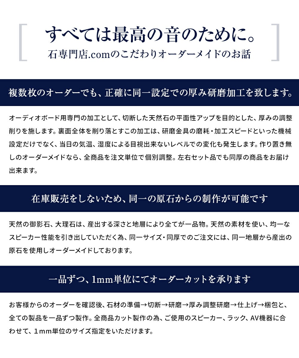 黒御影石オーディオボード 200×200mm 厚20mm 振動抑制 安定化プレート