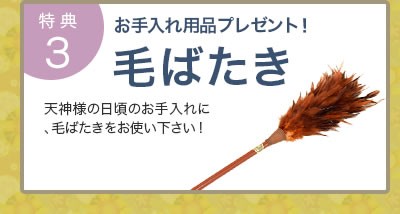 毛ばたきプレゼント