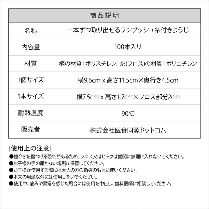 糸付きようじ