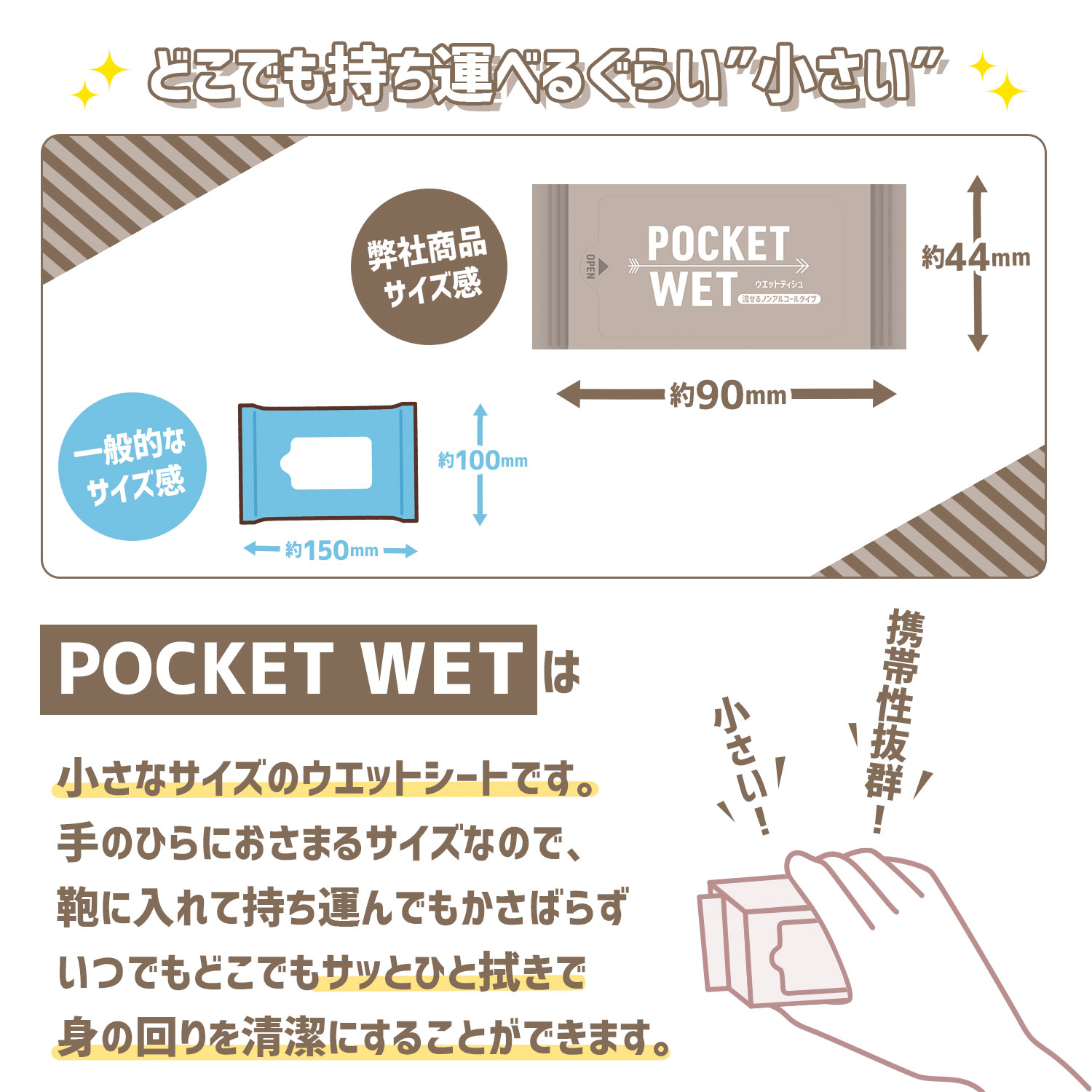 POCKET WET ポケットウェット ウェットティッシュ