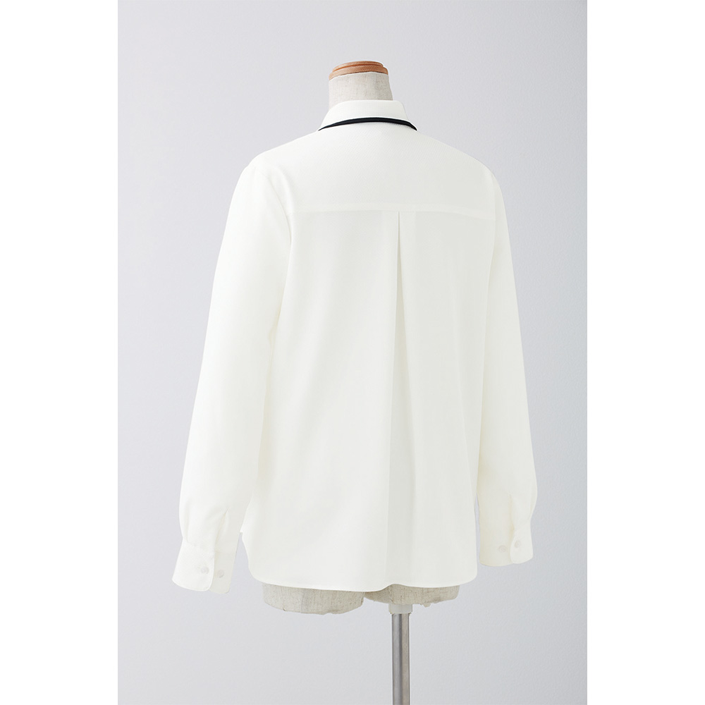 ジョア en joie アンジョア 長袖ブラウス 5号〜15号 レディース ユニフォーム オフィス 制服 事務服 受付 コンパニオン かわいい ...