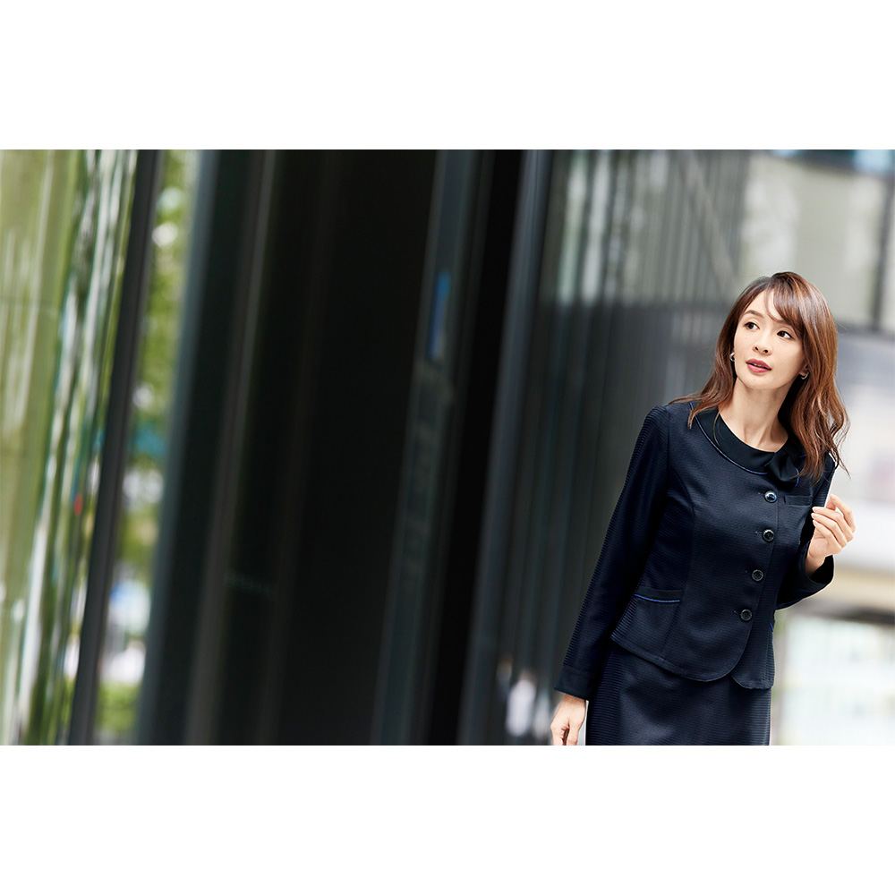 en joie アンジョア 長袖オーバーブラウス  5号〜15号 レディース オフィス 制服 事務服 受付 コンパニオン かわいい クリニッ 26603ク 宅配のみ ジョア en joie アンジョア 長袖オーバーブラウス 5号〜15号