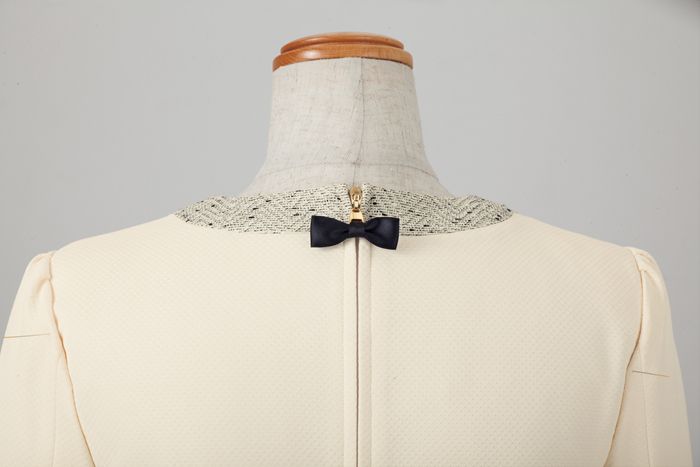 ジョア en joie アンジョア 七分袖 ワンピース 17号 19号 黒 ホワイト