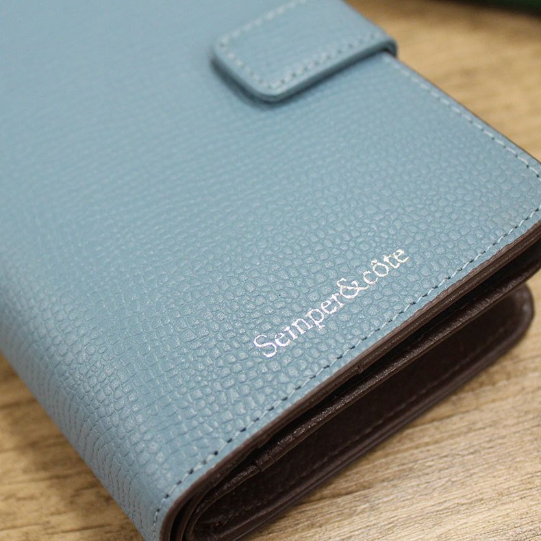 Semper&cote センペルアンドコッテ 財布 L字 二つ折り財布 レザー 男女