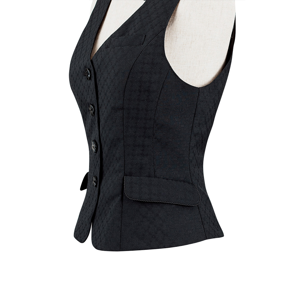 FOLK nuovo フォーク ヌーヴォ 5号〜19号 レディース ベスト 事務服 医療事務 受付 オフィス ユニフォーム fv36002 宅配のみ