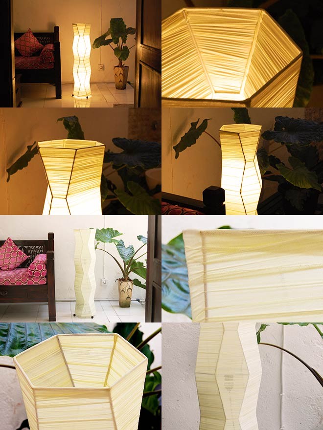 LED電球付 アジアン照明 おしゃれ照明 フロアライト フロア