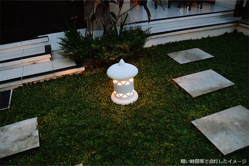 照明 アジアン。お庭やデッキ、玄関等の門灯や庭園灯。屋外用照明ガーデンライト