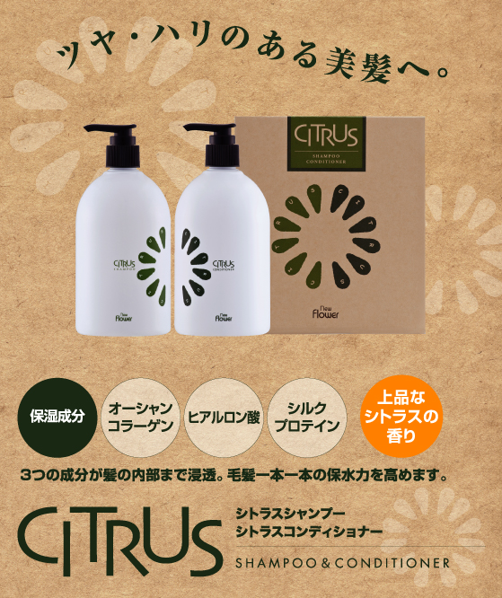 シトラスシャンプー＆コンディショナーセット : 愛らんど