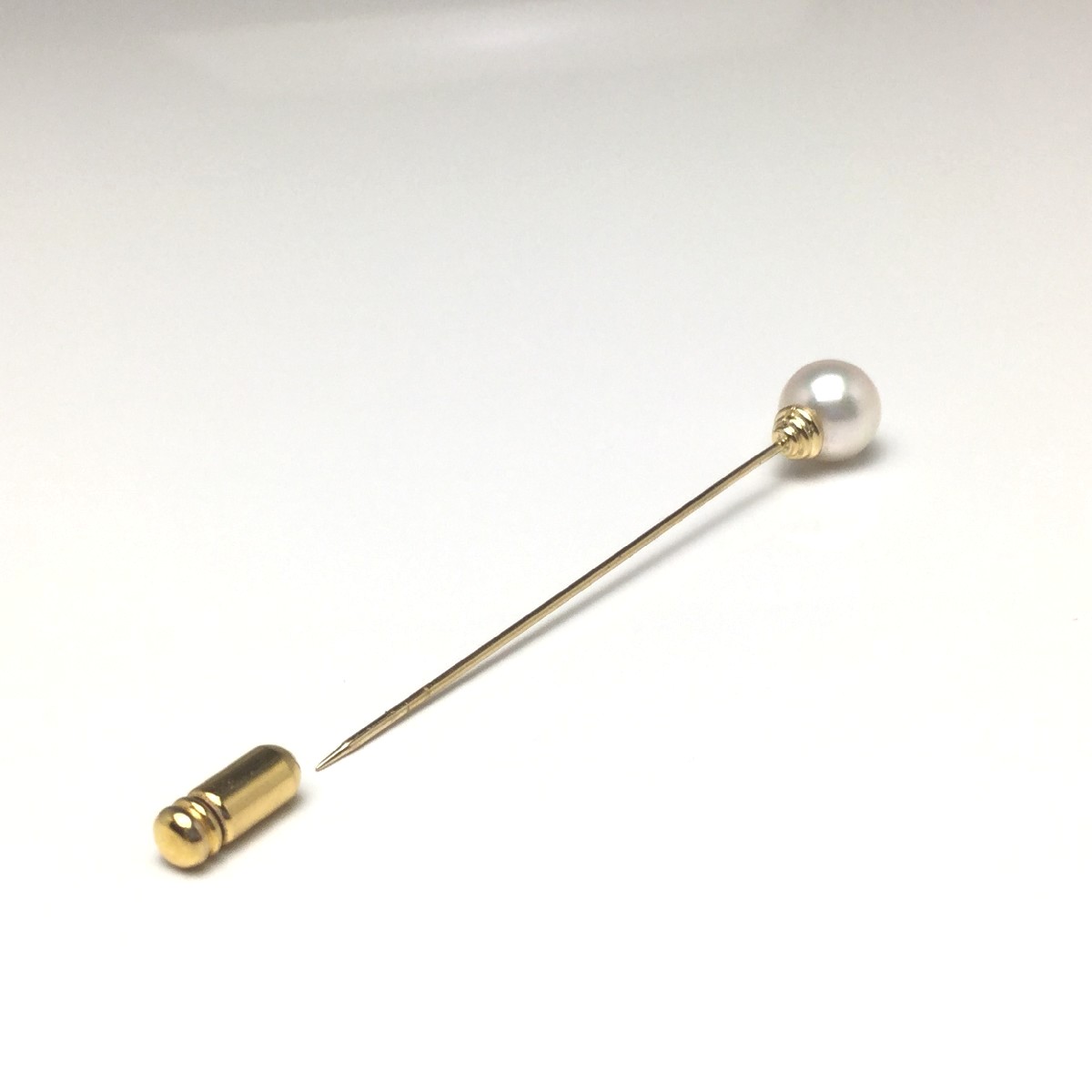 真珠 ピンブローチ パール アコヤ真珠 真珠ブローチ パールブローチ