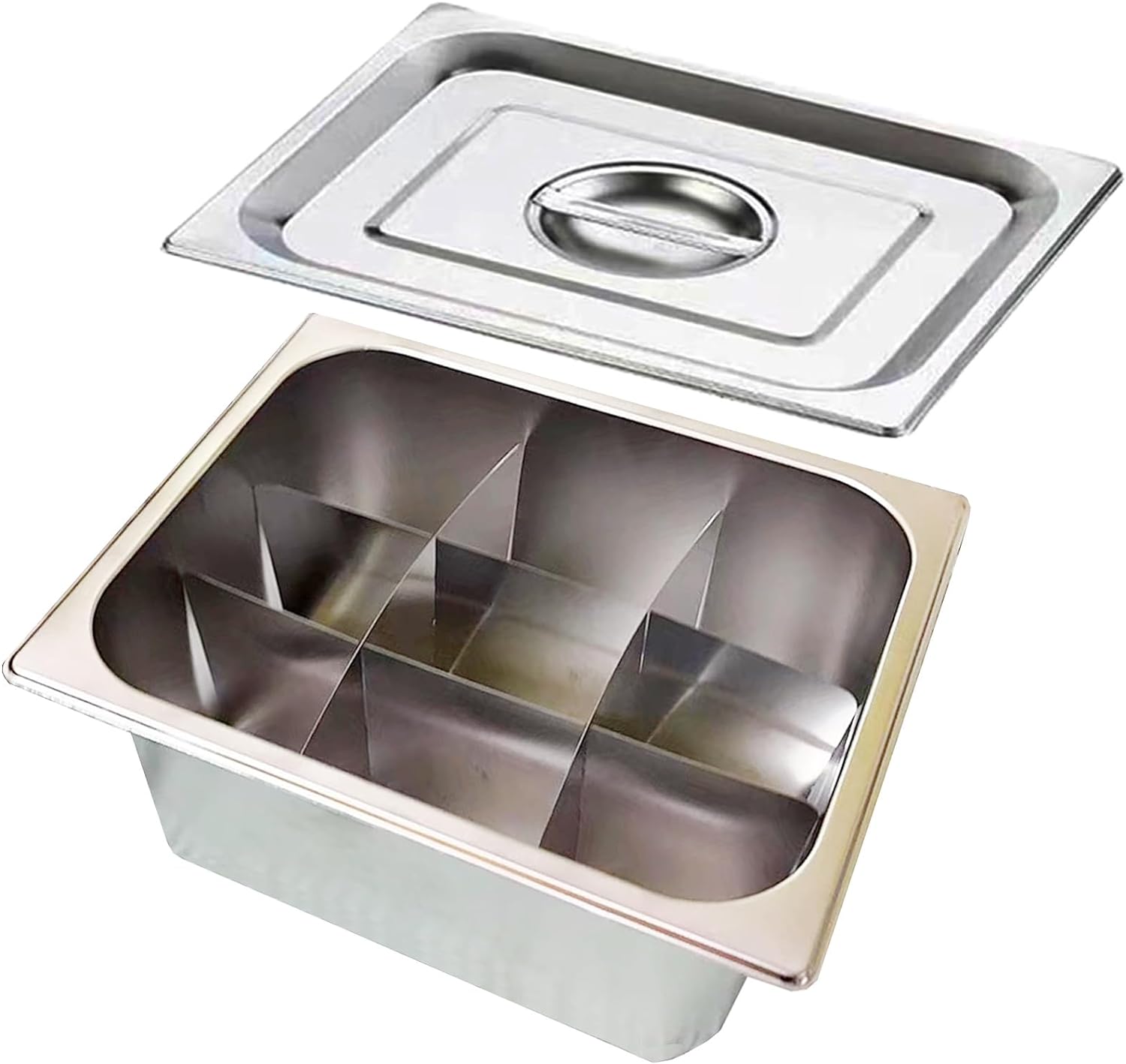 おでん鍋 IH対応 角 仕切り鍋 業務用 家庭用 両手鍋 ステンレス鋼 中華