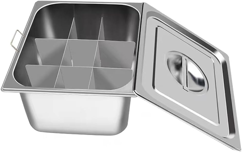 おでん鍋 IH対応 角 仕切り鍋 業務用 家庭用 両手鍋 ステンレス鋼 中華