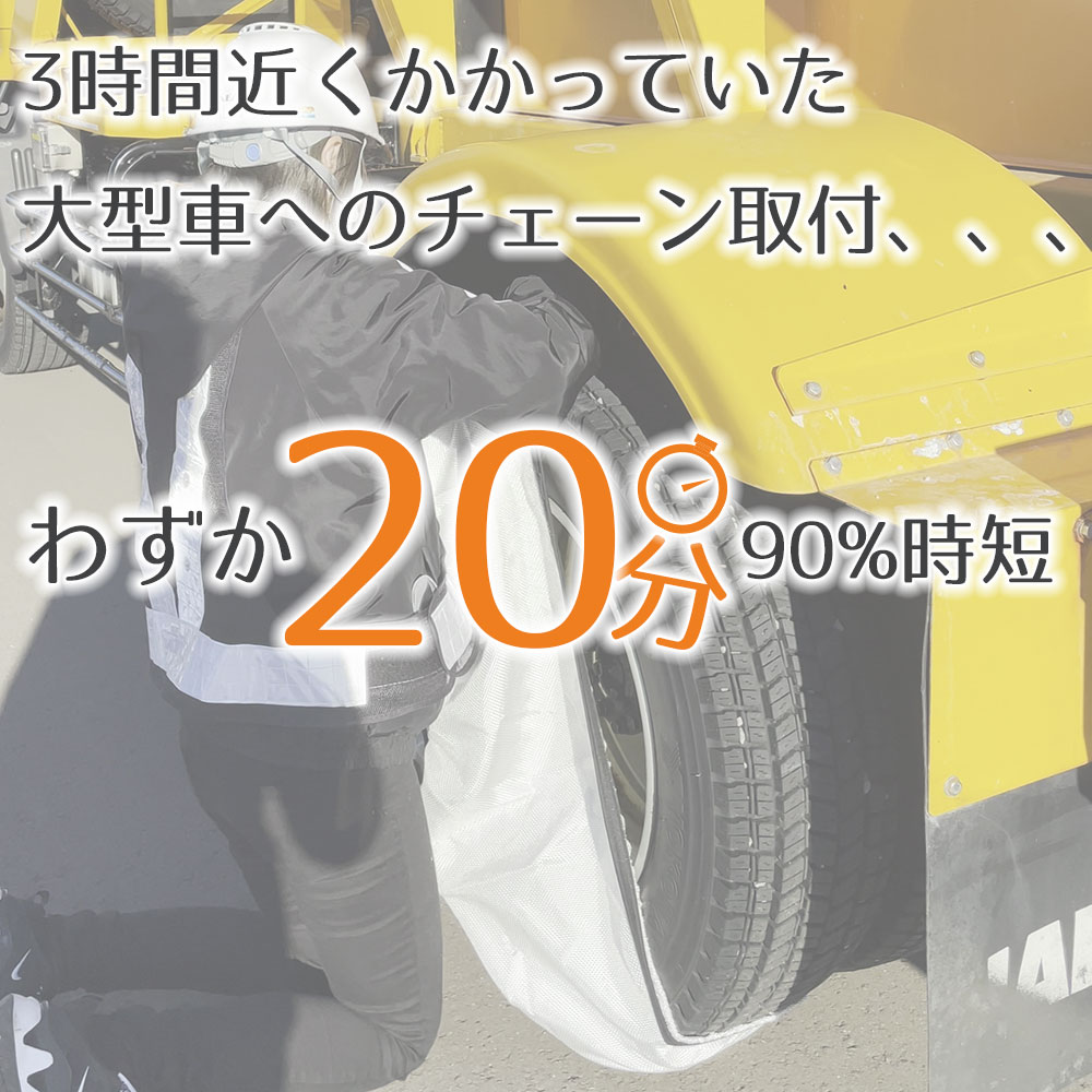 \38%OFFクーポン有 / 布製 タイヤチェーン イッセ スノーソックス トラック サイズ 80 大型車専用 ISSE イッセ スノーソックス 関連画像5