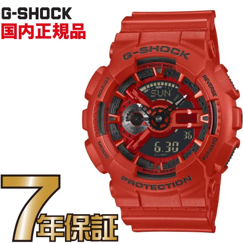 G-SHOCK G�V���b�N GA-110RRB-4AJF �J�V�I �r���v �y�������K�i�z�����Y �W�[�V���b�N ICONIC RED