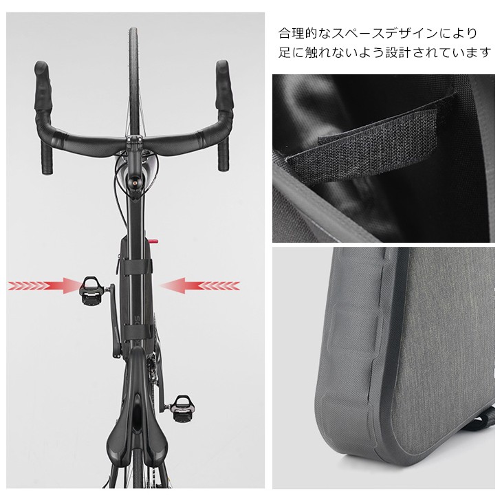 ROCKBROS フレームバッグ トライアングルバッグ 自転車 ロード