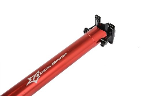 マウンテンバイク シートポスト 31.6*400mm ロードバイク 赤 自転車のサドルポストセット,自転車のシートポストセット,黒,赤,透かし