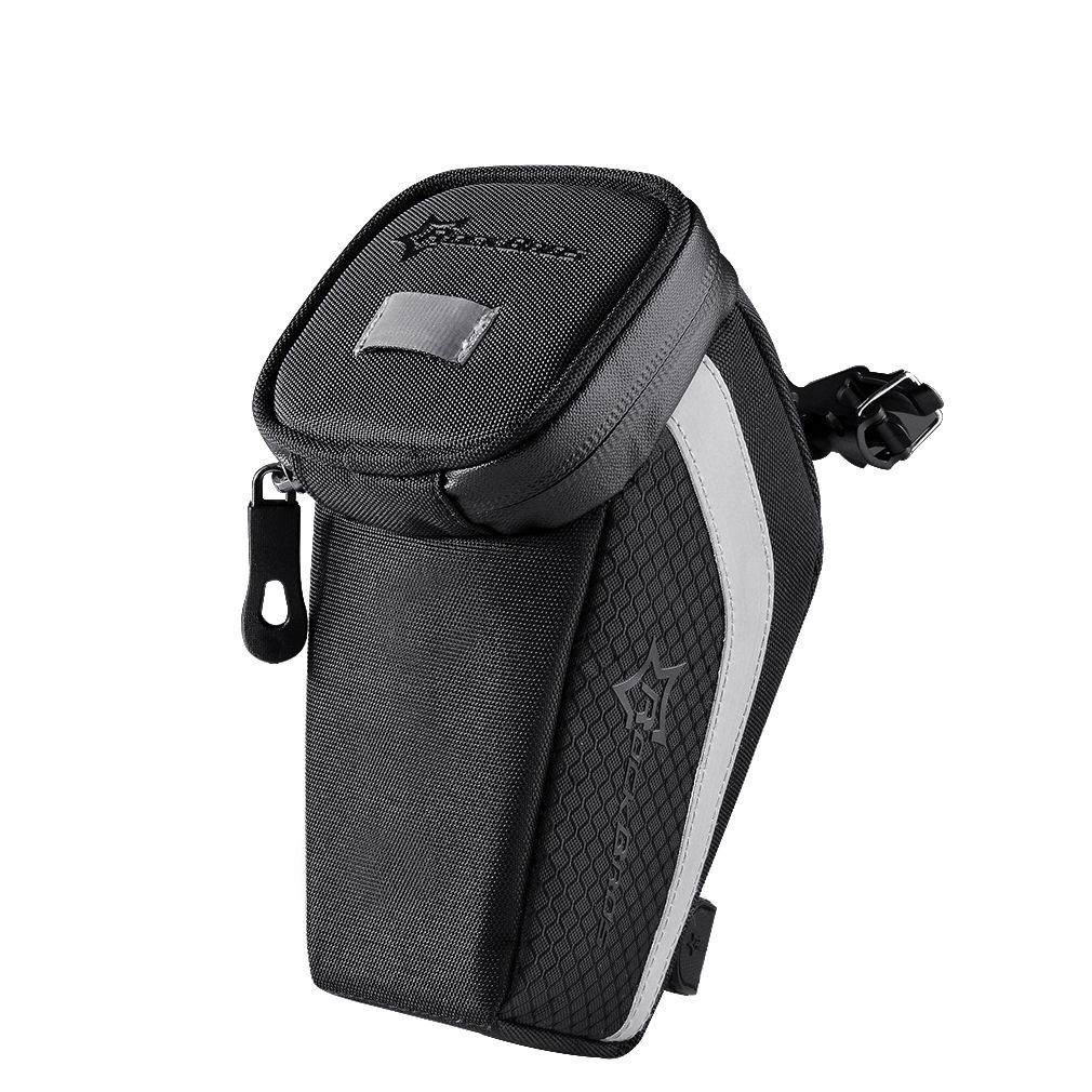 ROCKBROS サドルバッグ 反射ストライプ付き 防水 クイックリリース