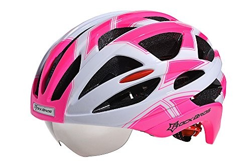 ROCKBROS サングラス一体型 ヘルメット サングラス内蔵型 自転車