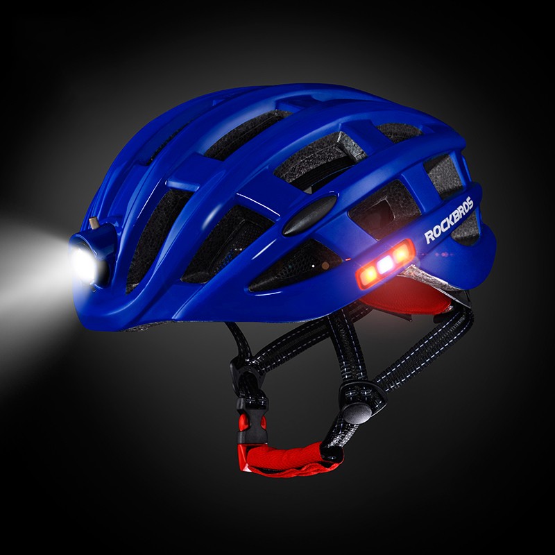 ヘルメット LED ライト付 49~59cm 自転車用 サイクリング 超軽量 多機能 男女兼用 ROCKBROS ロックブロス｜isshoudou｜03