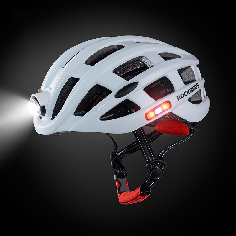 ヘルメット LED ライト付 49~59cm 自転車用 サイクリング 超軽量 多機能 男女兼用 ROCKBROS ロックブロス｜isshoudou｜05