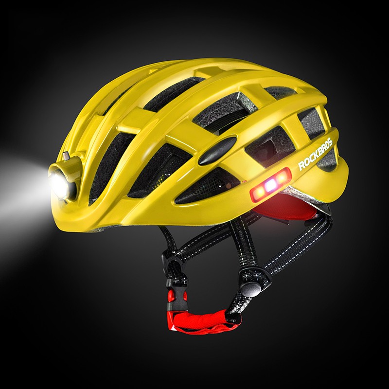 ヘルメット LED ライト付 49~59cm 自転車用 サイクリング 超軽量 多機能 男女兼用 ROCKBROS ロックブロス｜isshoudou｜04