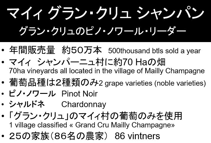 シャンパン マイイ ブラン ド ピノノワール 750ml 3本 グランクリュ シャンパーニュ ギフト  のし・ギフト対応不可｜isshusouden-2｜08