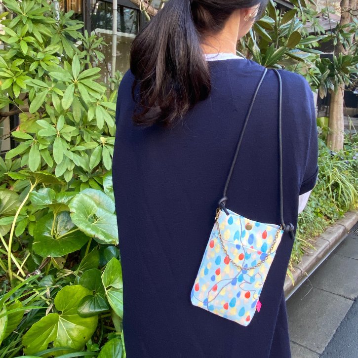2WAYスマホポシェット 手作り 日本製 北欧風 可愛い プレゼント