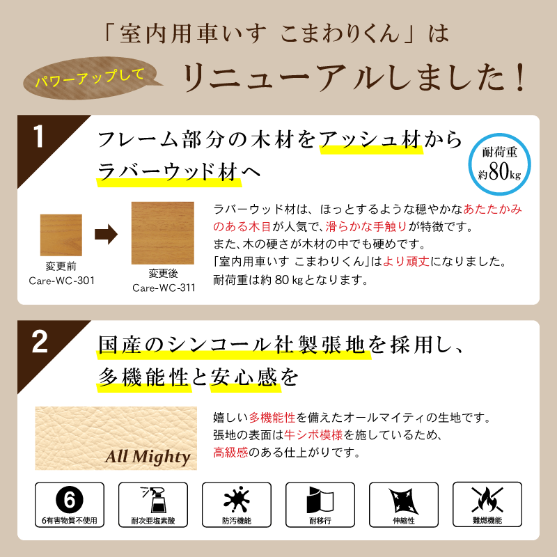 車椅子 木製 回転 肘付 キャスター付き ストッパー 高齢者椅子 介護