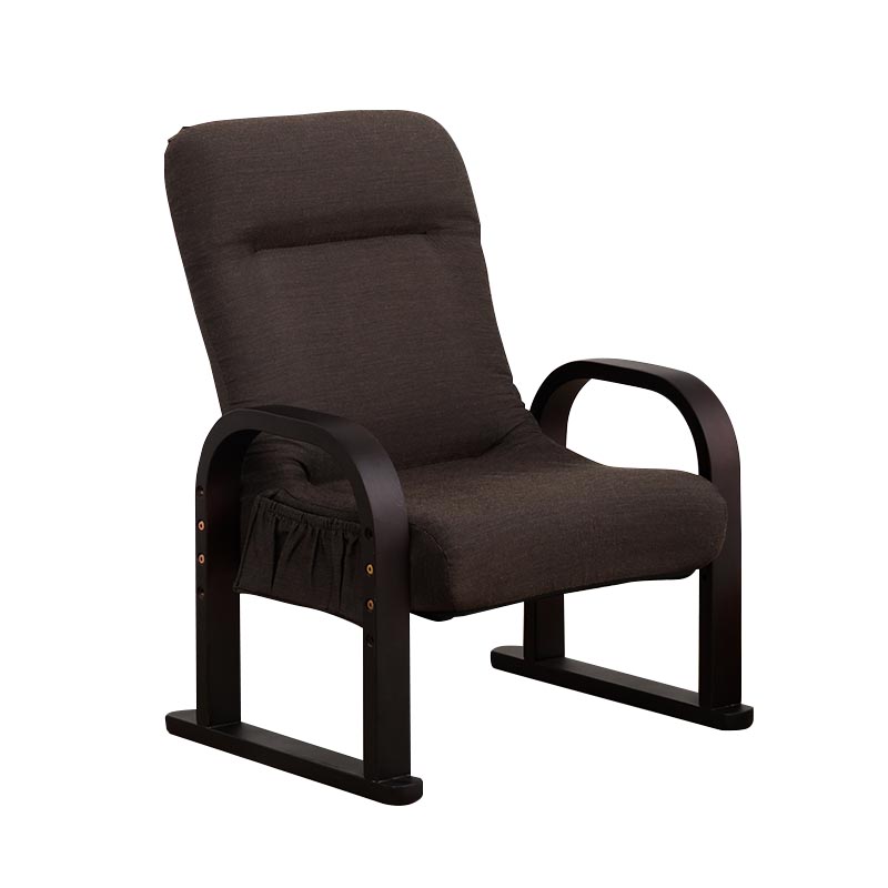 貞苅椅子製作所 高座椅子 安楽椅子 リクライニングチェア 肘付 座面高3