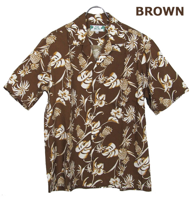 TWO PALMS アロハシャツ DREAM GARDEN made in HAWAII レーヨン100