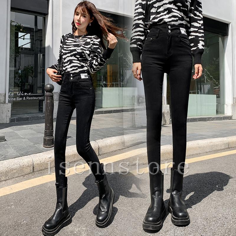 新品 クレストブリッジ スキニーストレッチデニムパンツ 34 黒 レディース ジーンズ レディース ストレッチ パンツ スキニーパンツ デニム