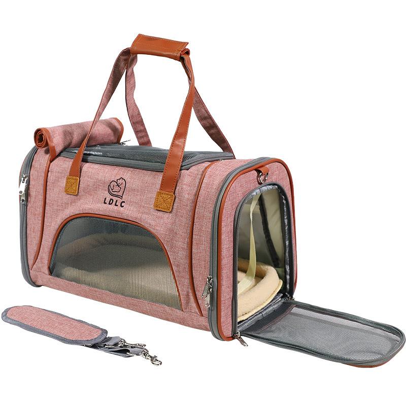 ペットキャリーリュック キャリーバッグ ペット用品 リュック 通院 お出かけ 旅行 便利 ウサギ メッシュ 持ち運び かわいい バッグ 犬猫_3