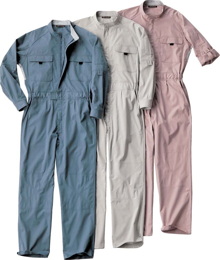 Ps109 夏用つなぎ服 作業服 作業着 おしゃれ 衣職自由 カジュアル 夏物 夏服 仕事着 吸汗速乾 長袖 作業服 つなぎ 夏用長袖 作業服 つなぎ 夏 中古