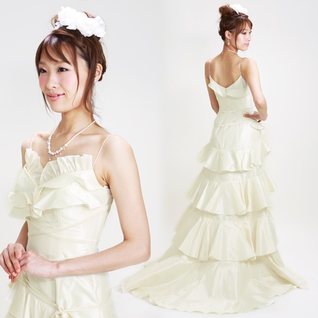 二次会ドレスレンタル 7号 オフホワイト マーメイドライン 結婚式 2次会 お呼ばれ 1069 MMC2009A 送料無料 二次会 ドレス レンタル 7号 オフホワイト マーメイドライン 1069 結婚