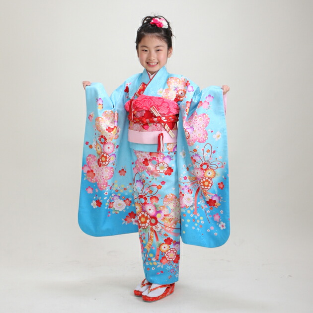 七五三 着物 7歳 女の子 着物レンタル 5歳 505 送料無料 : 貸