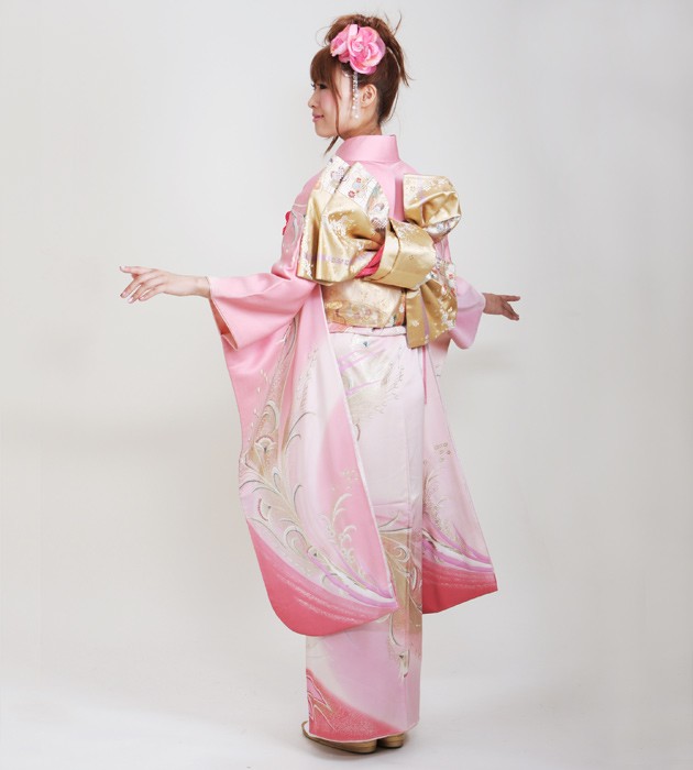 振袖レンタル 振袖 レンタル レンタル振袖 結婚式 参列 ピンク 鳳凰 NT