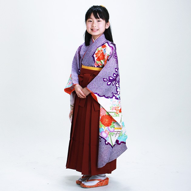 袴 卒業式 レンタル 幼稚園 5歳 7歳 女の子 七五三 袴セット エ 送料