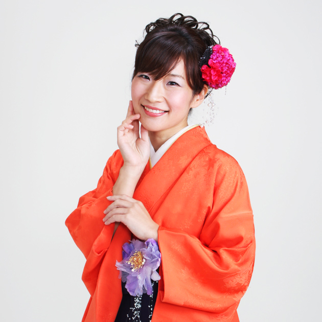 教員 卒業式 袴 レンタル 袴セット レディース 着物レンタル オレンジ