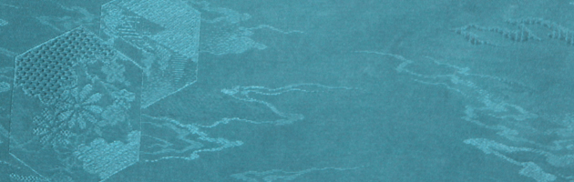 色無地 レンタル 袷 10月〜5月向け 正絹 一ツ紋 深ブルー 着物 入学式