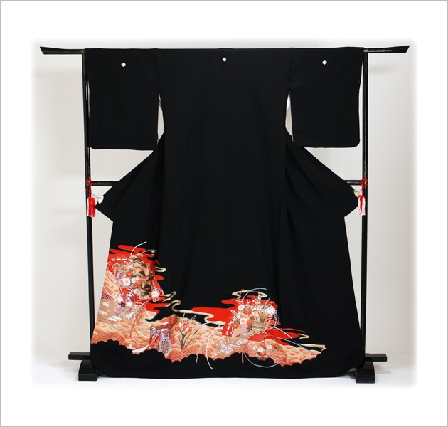 留袖レンタル 黒留袖レンタル 正絹 着物レンタル 留袖 フルセット NT