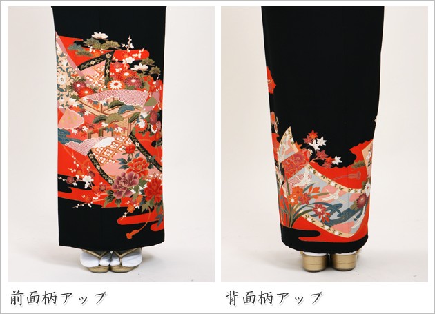 留袖　黒留袖　正絹 黒留袖 No.CA-0834-Sサイズのレンタル｜きもの365