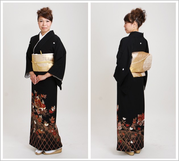 留袖レンタル 黒留袖レンタル 着物レンタル 留袖 フルセット NT-733