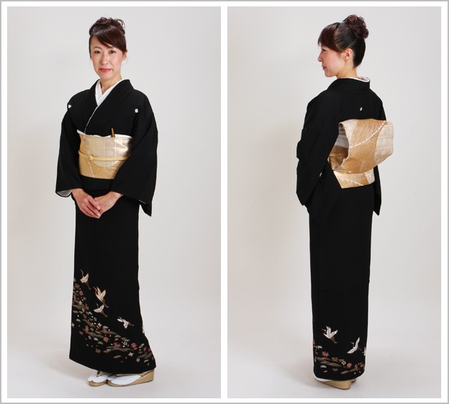 留袖レンタル 黒留袖レンタル 正絹 着物レンタル 留袖 フルセット NT