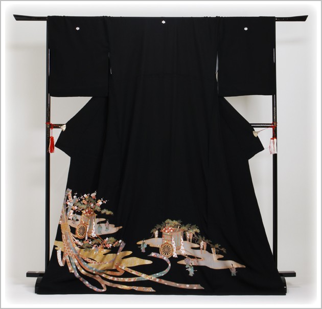 留袖レンタル 留袖レンタル50代 黒留袖レンタル 正絹 大きいサイズ