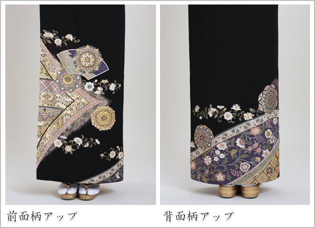 留袖レンタル 留袖レンタル50代 黒留袖レンタル 正絹 着物レンタル