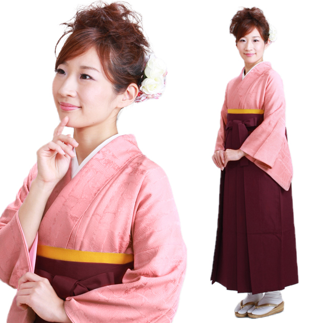 教員 卒業式 袴 レンタル 袴セット レディース 着物レンタル ピンク NT