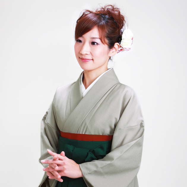 卒業式 袴セット 袴セットレディース 卒業式 袴 レンタル 先生 薄グレー 無地 送料無料 FAG0093 教員 卒業式 袴 レンタル 袴セット レディース 着物レンタル 薄グレー