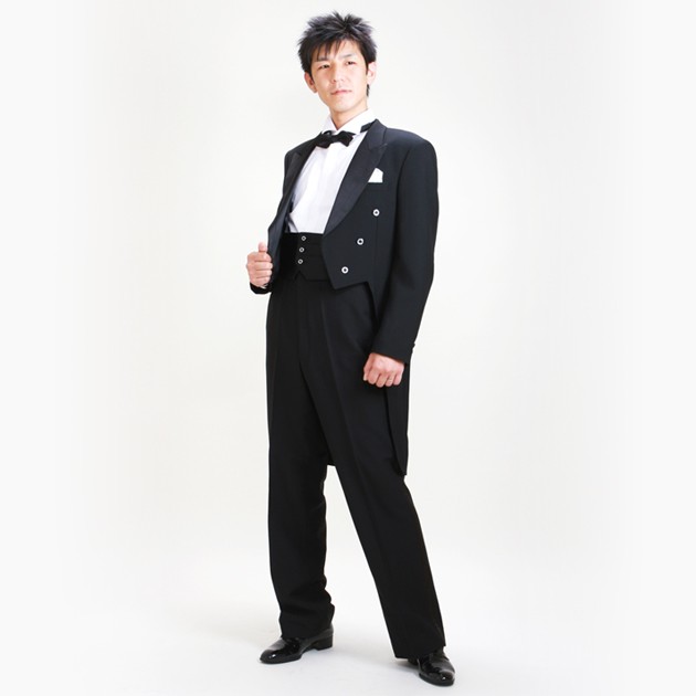 タキシード レンタル 黒エンビ レンタル 新郎 燕尾服 レンタルタキシード 結婚式 スーツ 貸衣装 tuxedo 二次会 往復送料無料 NT-001  : faw0001 : 貸衣装ネット便 - 通販 - Yahoo!ショッピング